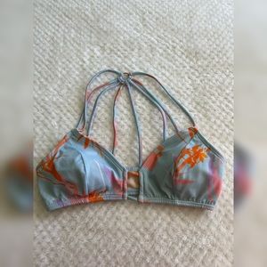 Floral fun bikini top